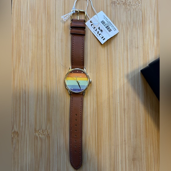 Coach Grand Watch With 36mm Face & Brown Leather Band - Picture 3 of 4
